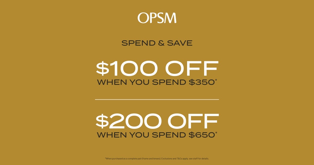 Spend & Save at OPSM